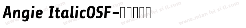Angie ItalicOSF字体转换
